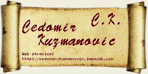 Čedomir Kuzmanović vizit kartica